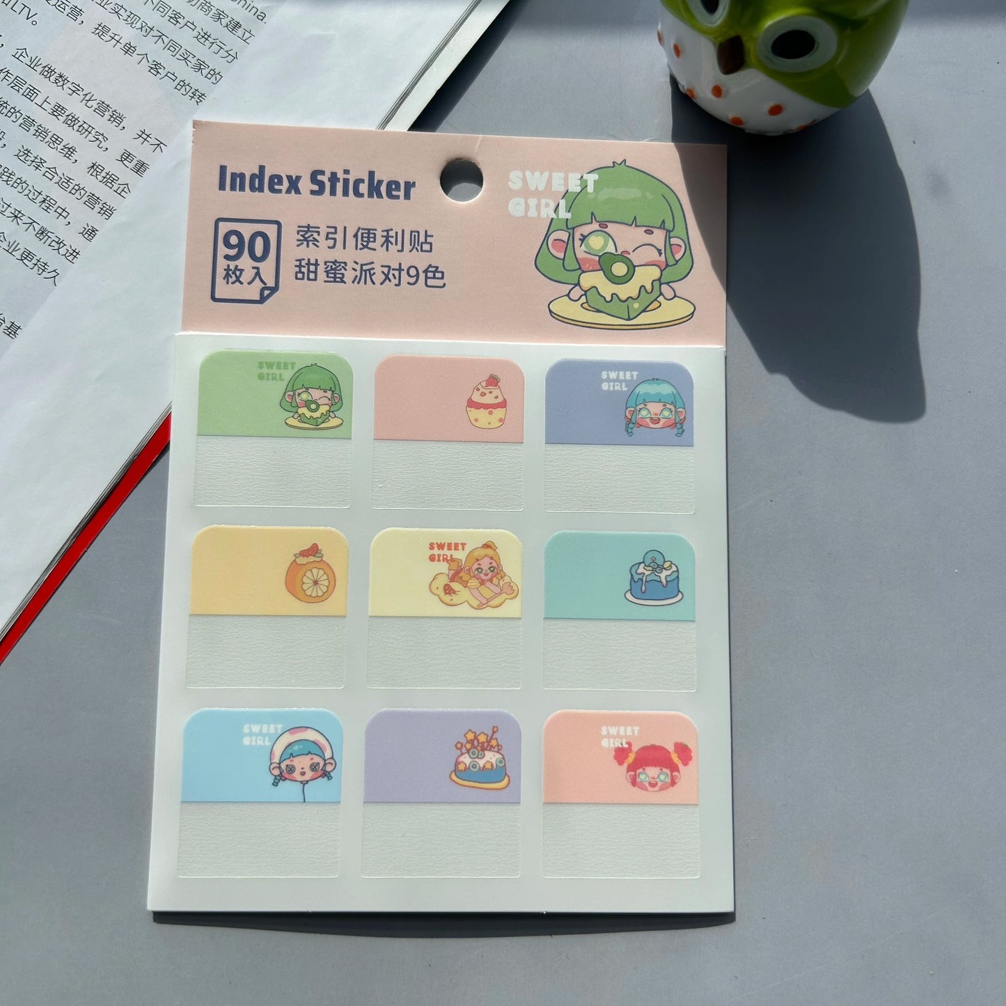 1 Packs Transparent Note Book Tabs Index Creative Memo Pads Sticky Schooloffice Stationery Self-Adhesive Stickers