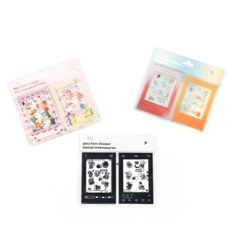 10 Pcs/Set Creative Cute Diy 3 Inch Polaroid Photo Decorative Border Stickers Small Card Decorative Stickers