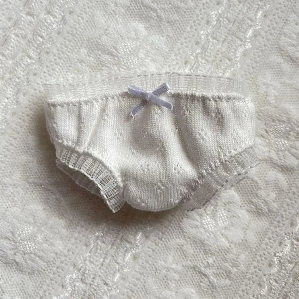 Doll Clothes Panties Lace Underwear 20Cm Cotton Underpant Knickers Clothing Accessories for 1/11 Ob11 Dolls for 1/12Bjd Doll