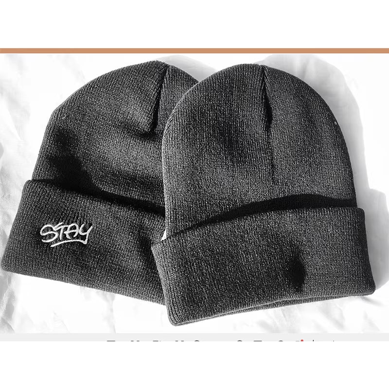 Kpop Bang Chan STAY Knit Cap Autumn Winter Embroidery Knitted Hats for Boys Girls