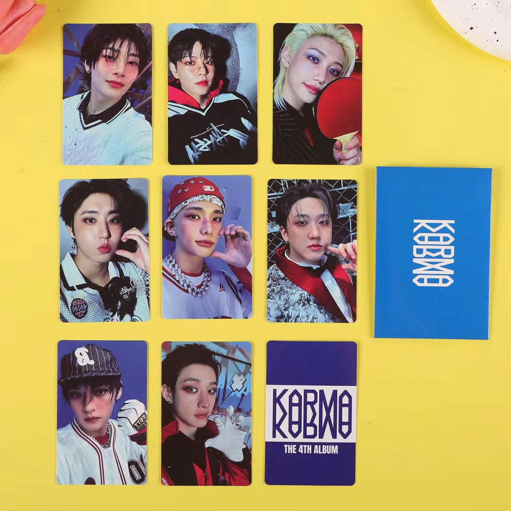 KPOP Idol LOMO Freebies! StrayKids KARMA Lomo Cards Photobook Collection Card Poster Postcard Photos Gift