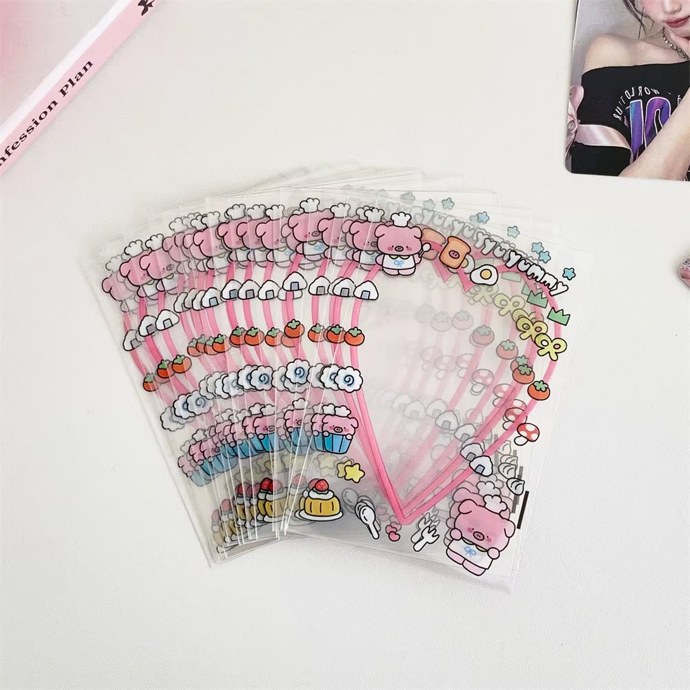 20Pcs Kawaii Animal Frame 3Inch Cards Cover Photo Cards Decoration Package