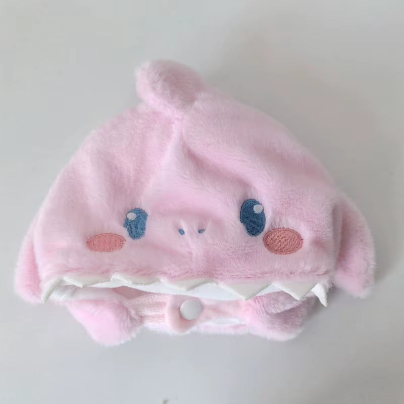 For 20Cm Cotton Idol Doll Hat Capybara/Pig/Frog/Duck Hat Cute Doll Accessories Foxes/Bee Headband Kids Girls Birthday Gifts