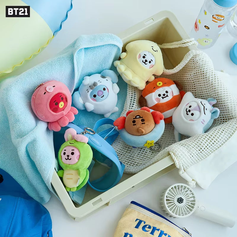 BT21 Inspired BTS Plush! Ocean Friends Plush Doll Bag Pendant Collection