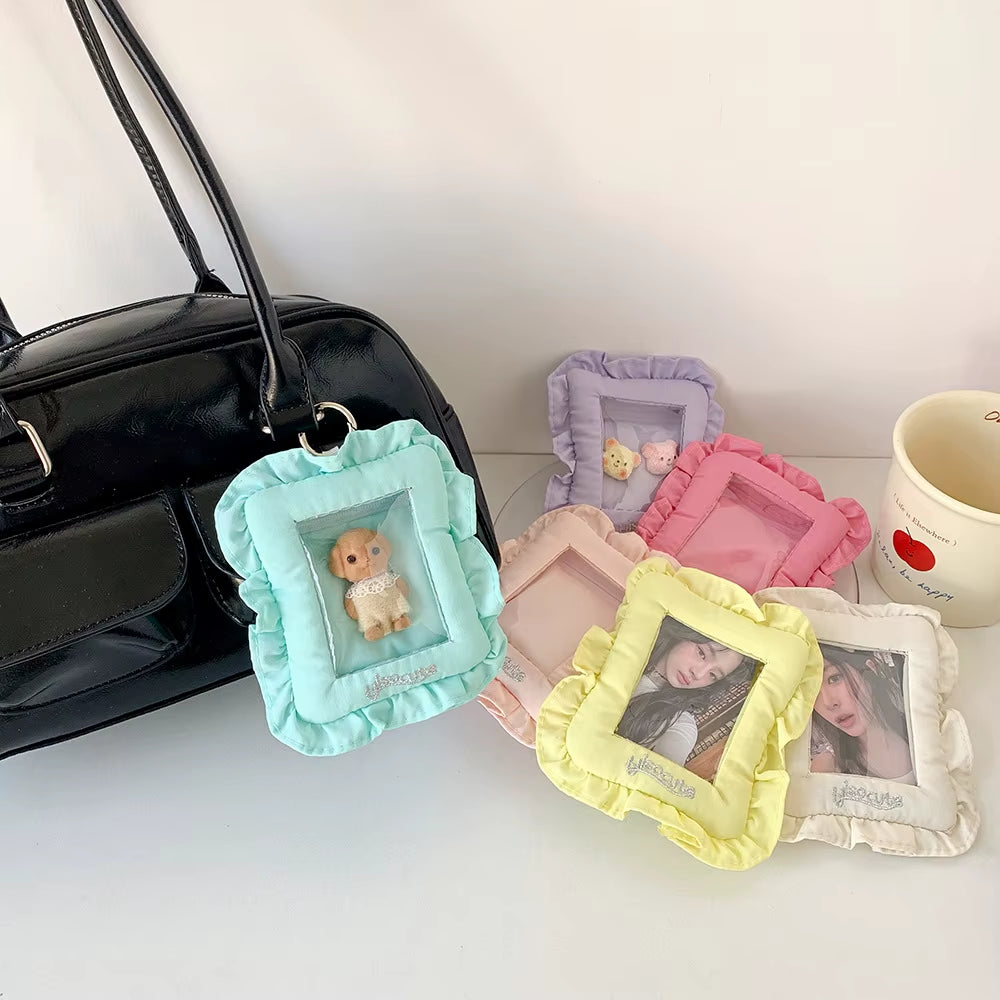 Kpop Photocard Case! Cute 3-Inch Pillow Card Holder 