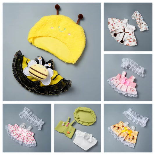 20Cm Plush Doll Accessories Toy Accessories Doll Clothing Cute Doll Set Skirt
