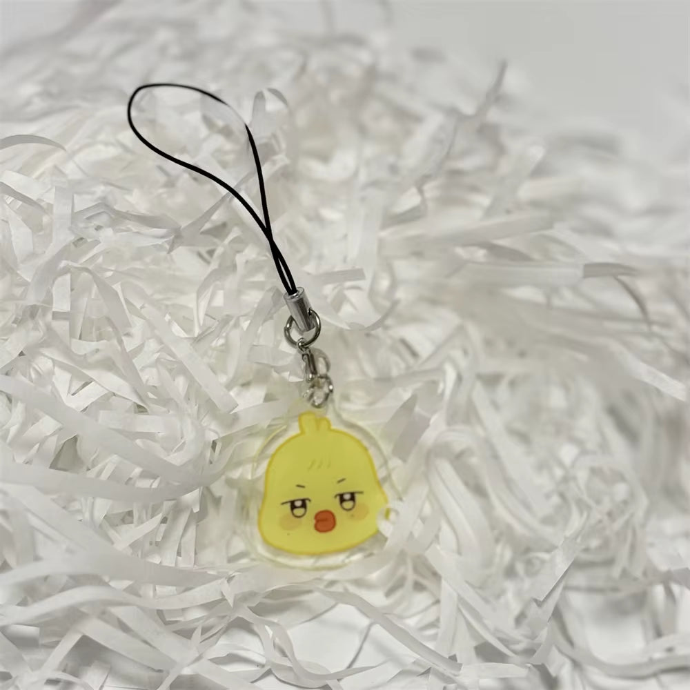 8PCS/SET KPOP ATEEZ Aniteez Inspired Pendant Phone Accessories Keychain/Keyring