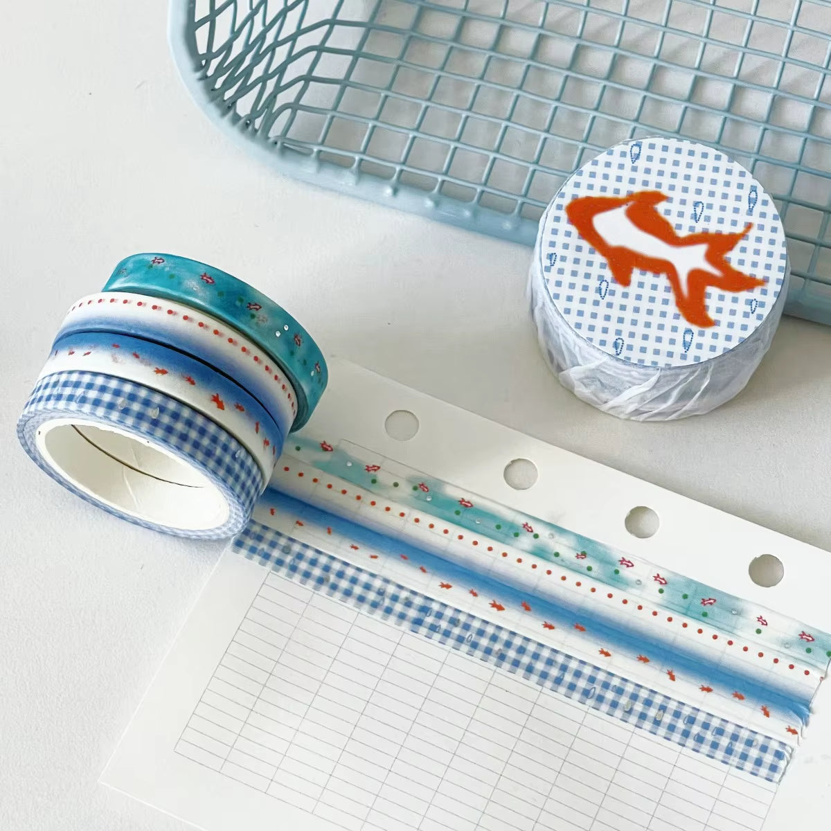 Ultra Thin Washi Tape Silver Foil 4Mm Scrapbook Tape Washi Tape Stickers Border Stripes Basic Journal Decor