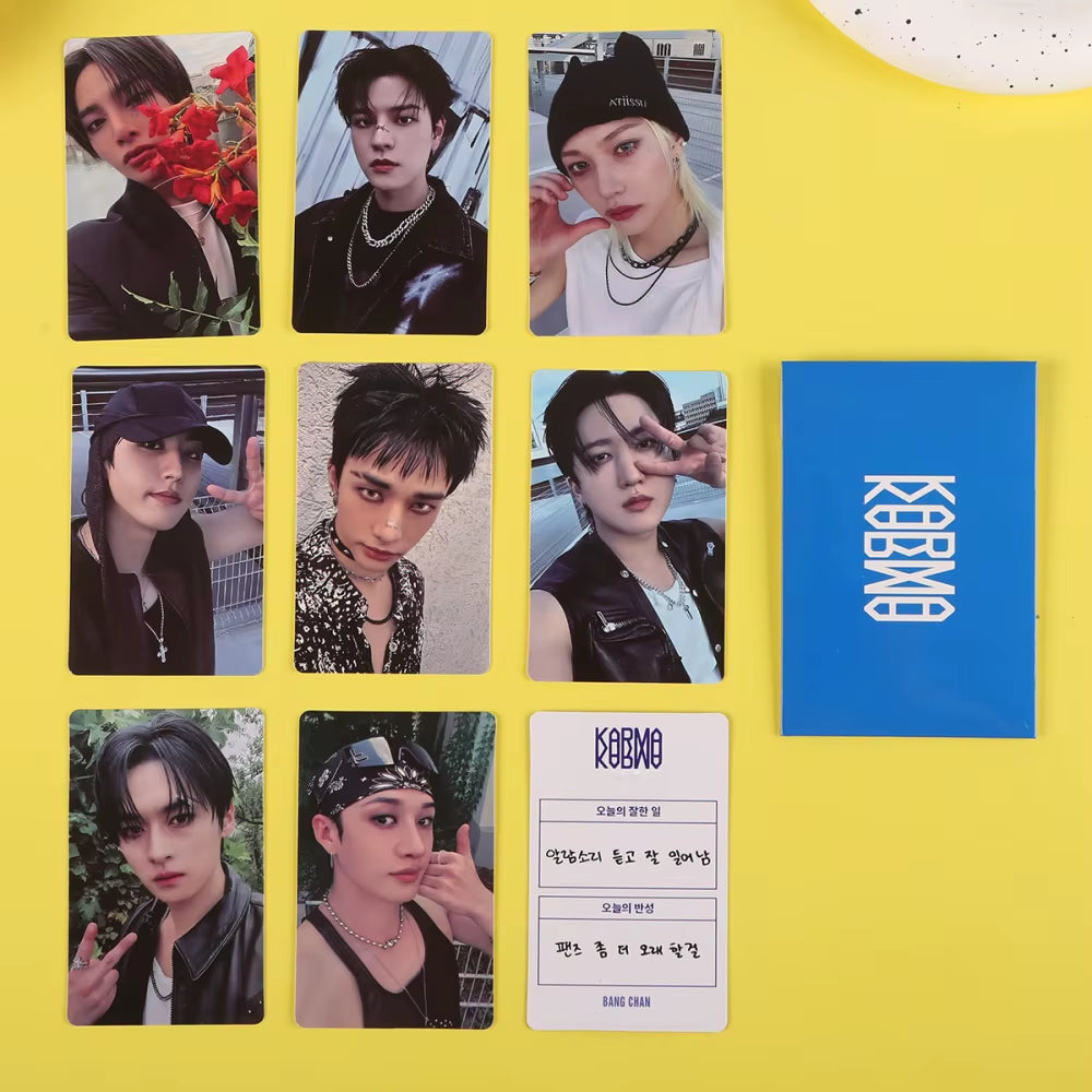 KPOP Idol LOMO Freebies! StrayKids KARMA Lomo Cards Photobook Collection Card Poster Postcard Photos Gift