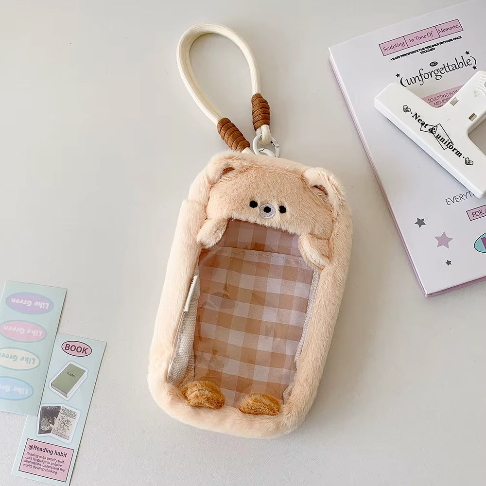 INS Style Kawaii Cartoon Puppy Cat Shape Portability Toy Bag Girl with Pendant Bar Cartoon Backpack Student Out Display Bag