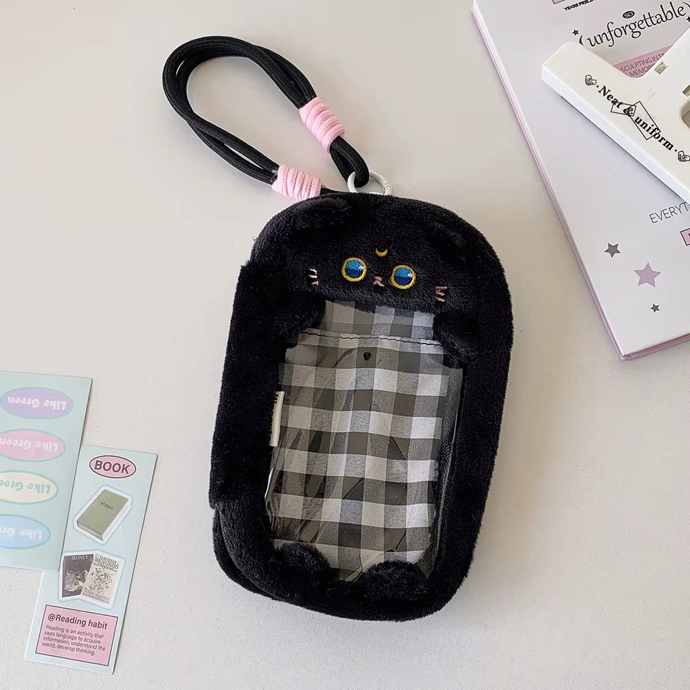 INS Style Kawaii Cartoon Puppy Cat Shape Portability Toy Bag Girl with Pendant Bar Cartoon Backpack Student Out Display Bag