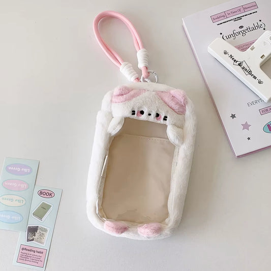 INS Style Kawaii Cartoon Puppy Cat Shape Portability Toy Bag Girl with Pendant Bar Cartoon Backpack Student Out Display Bag