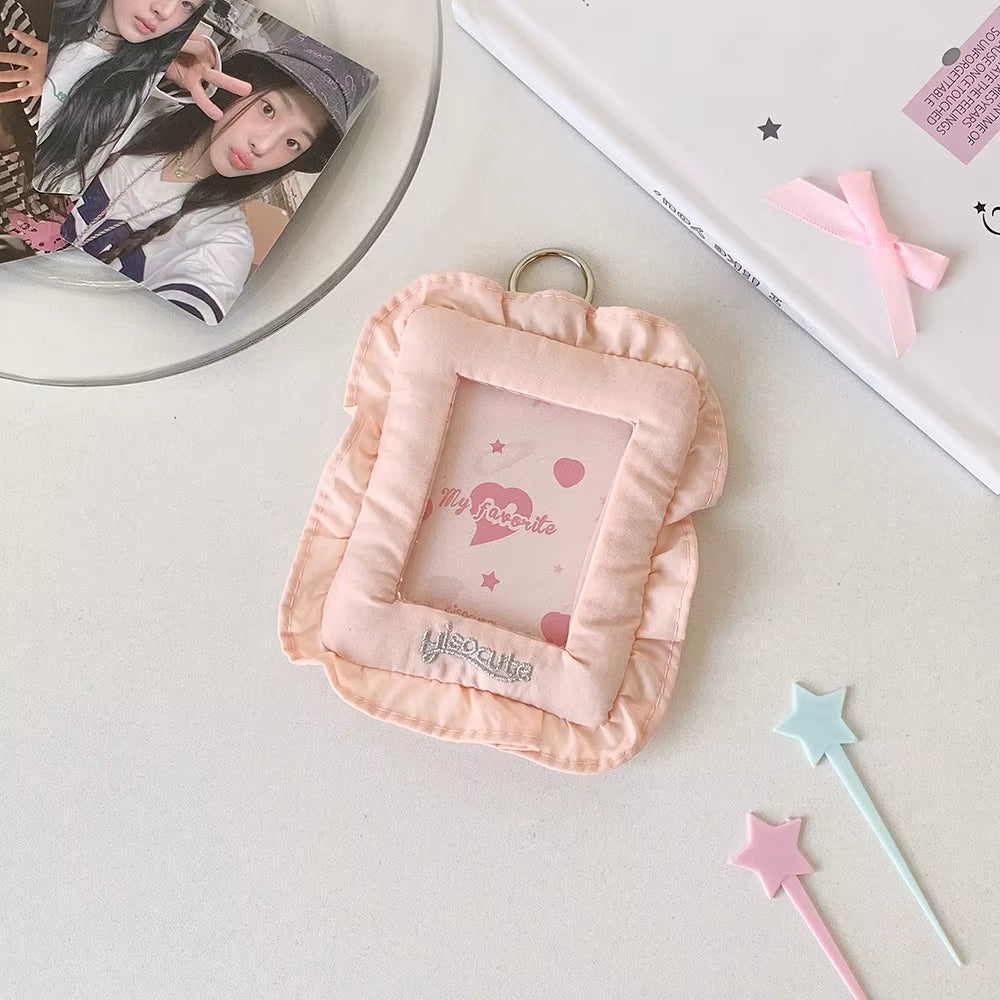 Kpop Photocard Case! Cute 3-Inch Pillow Card Holder 