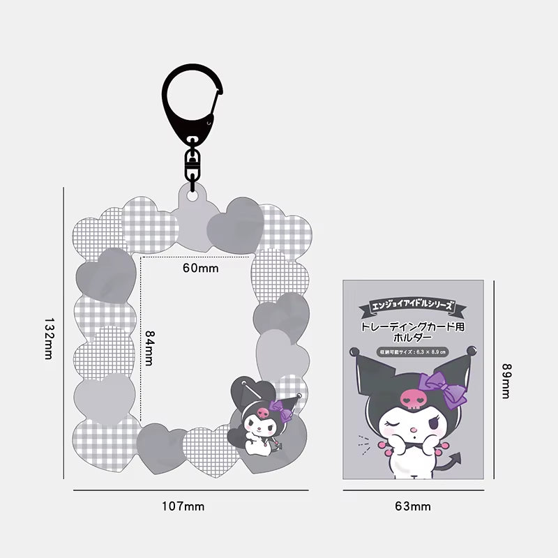Sanrio Inspired Photocard Holder! Id Card Holder Keychain/keyring bag charm