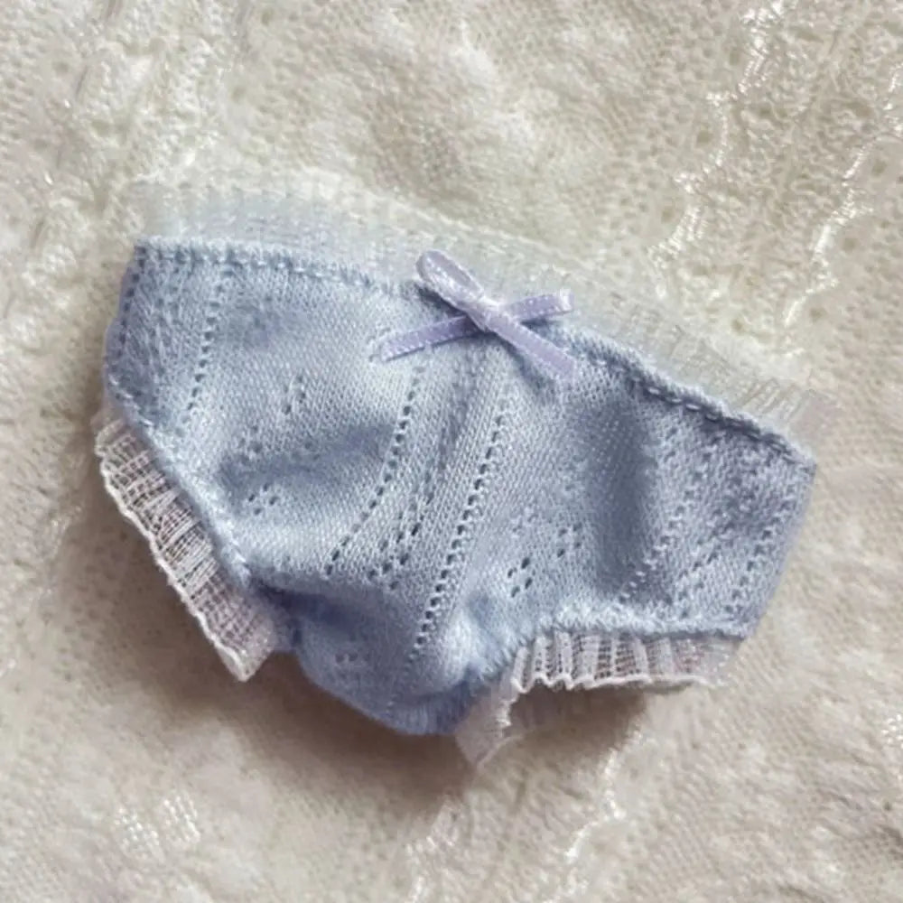 Doll Clothes Panties Lace Underwear 20Cm Cotton Underpant Knickers Clothing Accessories for 1/11 Ob11 Dolls for 1/12Bjd Doll