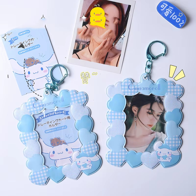 Sanrio Inspired Photocard Holder! Id Card Holder Keychain/keyring bag charm