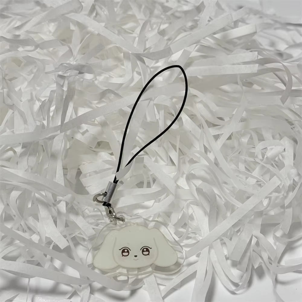 8PCS/SET KPOP ATEEZ Aniteez Inspired Pendant Phone Accessories Keychain/Keyring