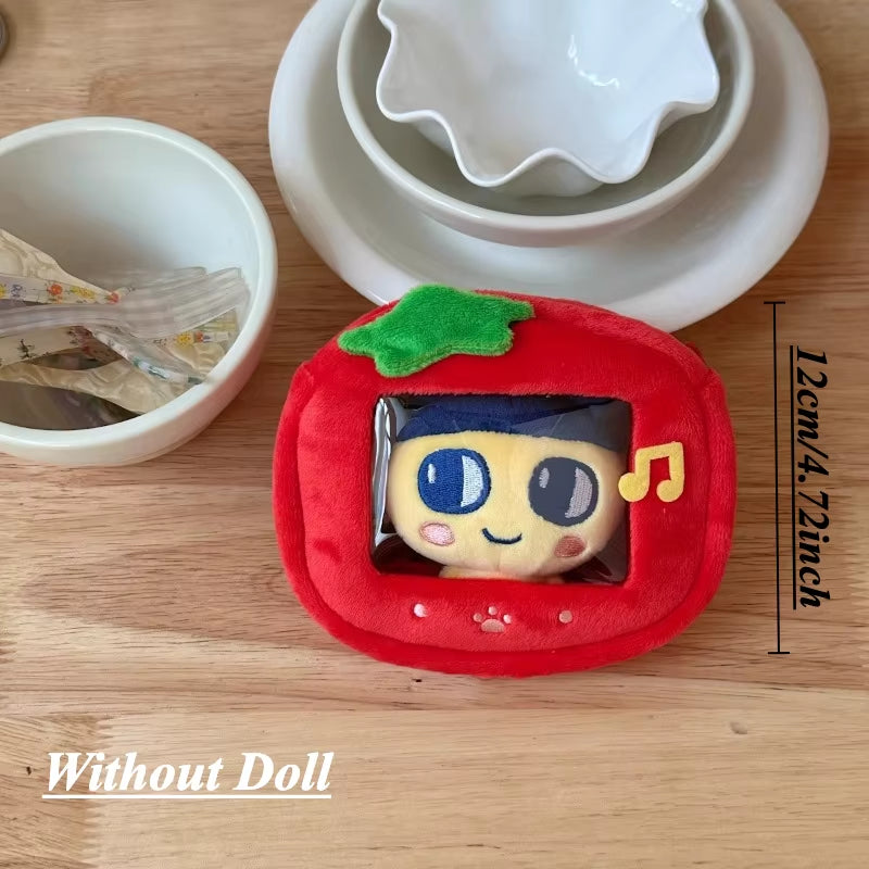 Kawaii 12Cm Plush Storage Bag Japan Style Cute Display Protective Case for Girls Creative Gift Cotton Doll Waterproof Bags 2025