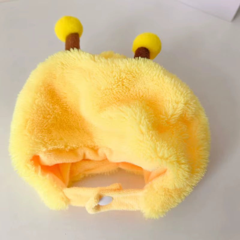 For 20Cm Cotton Idol Doll Hat Capybara/Pig/Frog/Duck Hat Cute Doll Accessories Foxes/Bee Headband Kids Girls Birthday Gifts