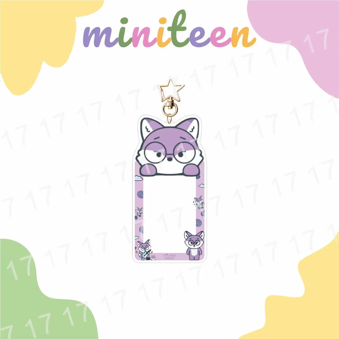 13Pcs Kpop Miniteen 17 Card Holder Keychain S.COUPS JEONGHAN JOSHUA JUN HOSHI Kawaii LOMO Card Cover Christmas Gift Fans Keyring