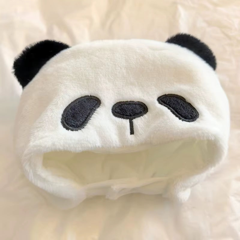 For 20Cm Cotton Idol Doll Hat Capybara/Pig/Frog/Duck Hat Cute Doll Accessories Foxes/Bee Headband Kids Girls Birthday Gifts