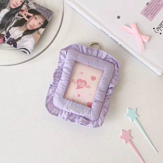 Kpop Photocard Case! Cute 3-Inch Pillow Card Holder 