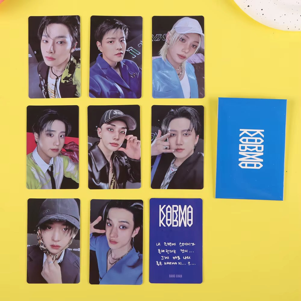 KPOP Idol LOMO Freebies! StrayKids KARMA Lomo Cards Photobook Collection Card Poster Postcard Photos Gift