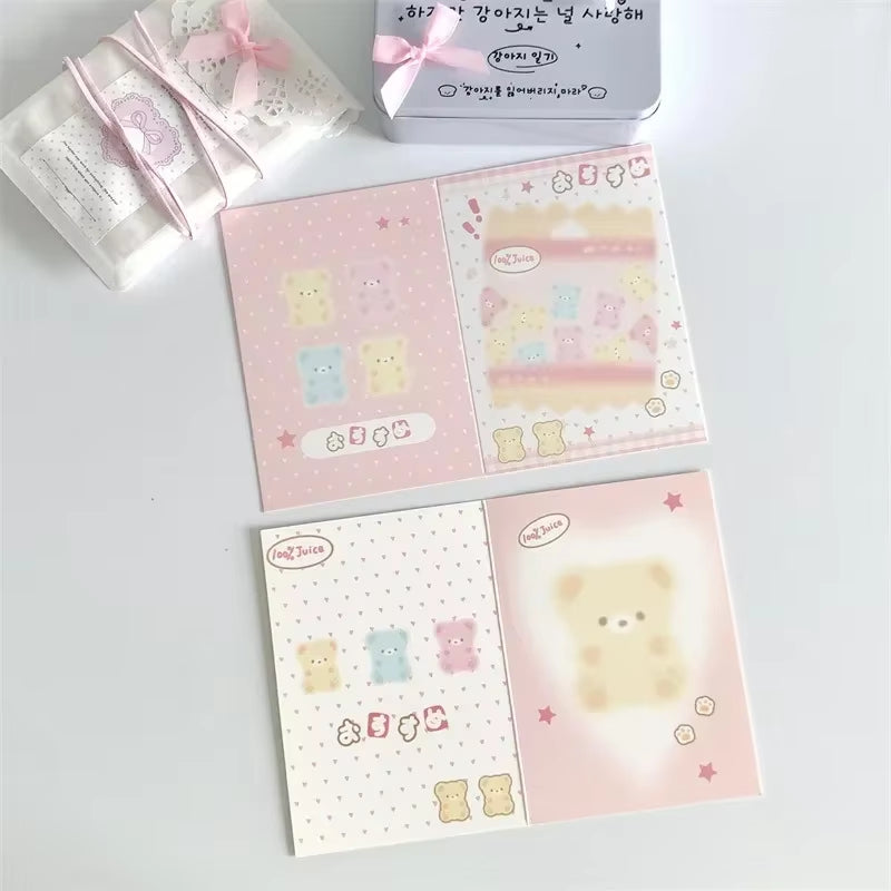 10 Pcs/Pack Korean Style Kpop Photo Card Back Packaging Card Set Packaging Sell Album Idol Photo Gift Package Card Supplies