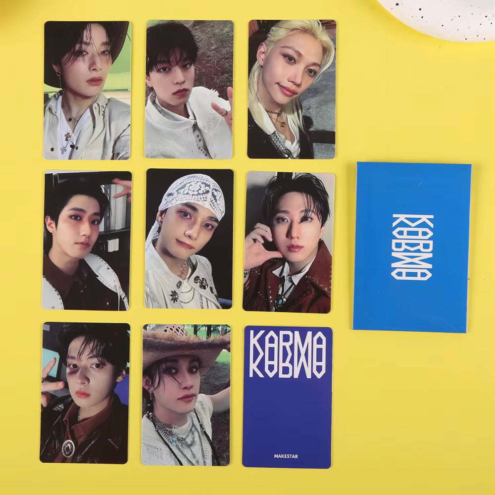KPOP Idol LOMO Freebies! StrayKids KARMA Lomo Cards Photobook Collection Card Poster Postcard Photos Gift