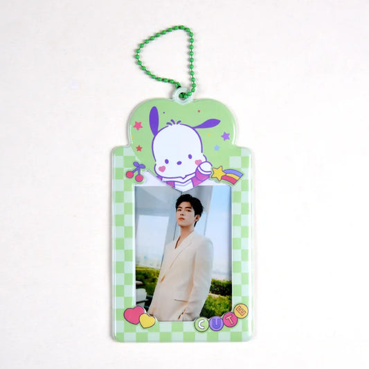 Sanrios PhotoCard Storage Case <3 Card Holder Keychain/Keyring/Bag Charn