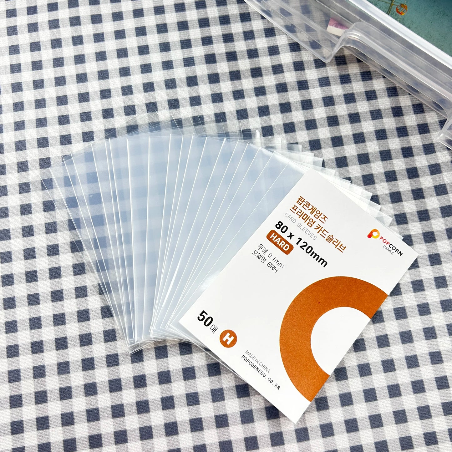 50Pcs Korea Card Sleeves HD Clear Kpop Idol Card Protective Sleeve PVC Free