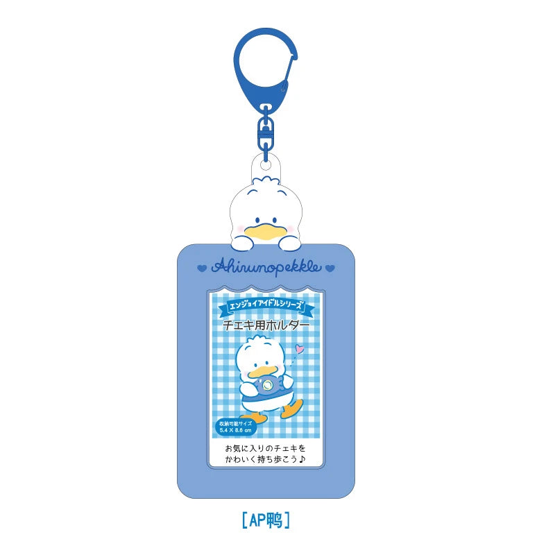 Sanrios PhotoCard Storage Case <3 Card Holder Keychain/Keyring/Bag Charn