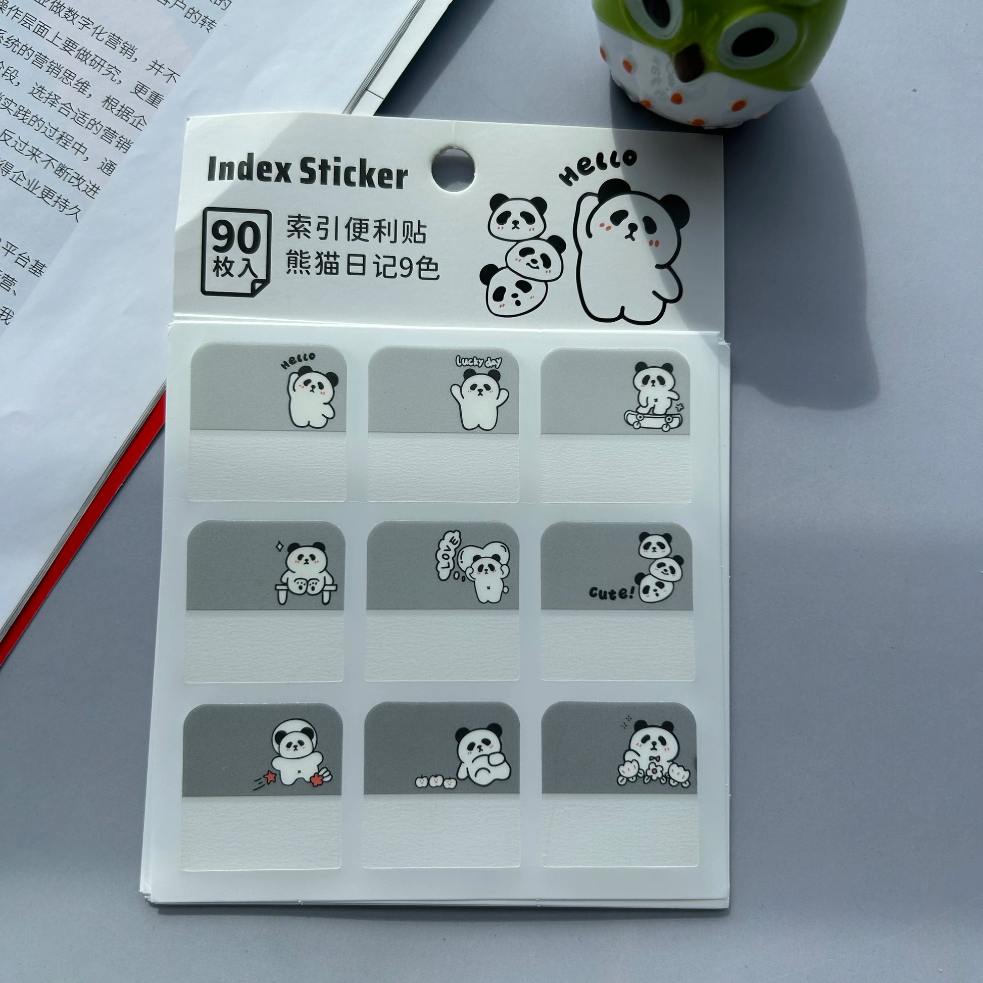 1 Packs Transparent Note Book Tabs Index Creative Memo Pads Sticky Schooloffice Stationery Self-Adhesive Stickers