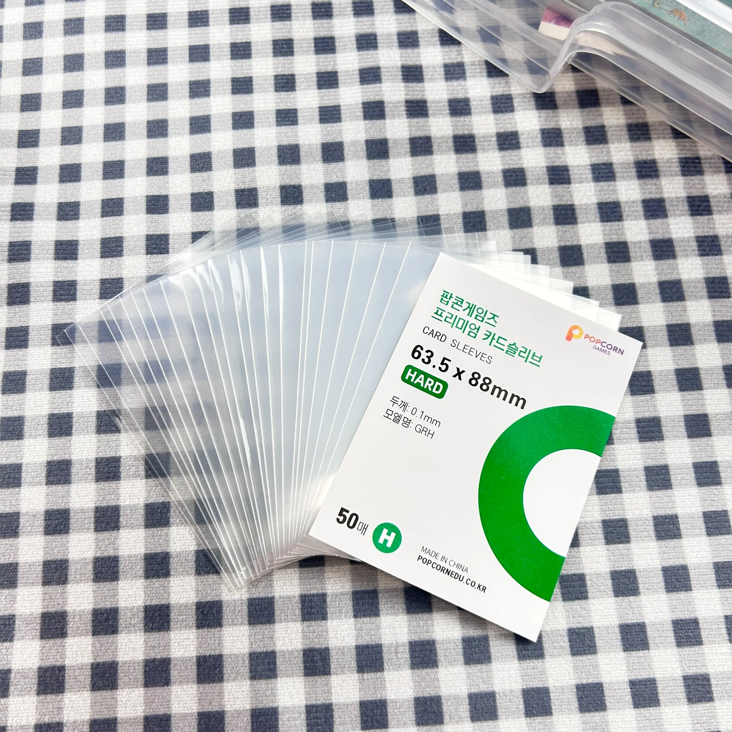 50Pcs Korea Card Sleeves HD Clear Kpop Idol Card Protective Sleeve PVC Free