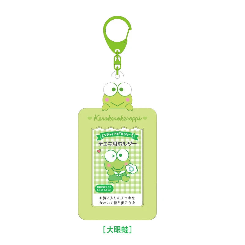 Sanrios PhotoCard Storage Case <3 Card Holder Keychain/Keyring/Bag Charn