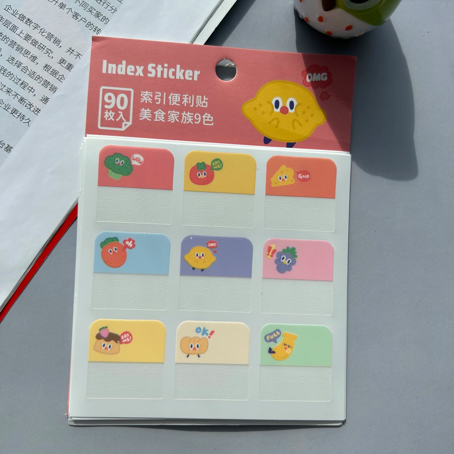 1 Packs Transparent Note Book Tabs Index Creative Memo Pads Sticky Schooloffice Stationery Self-Adhesive Stickers