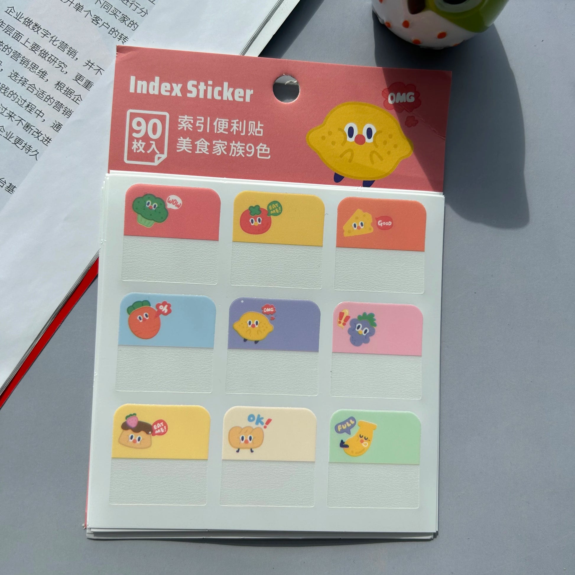 1 Packs Transparent Note Book Tabs Index Creative Memo Pads Sticky Schooloffice Stationery Self-Adhesive Stickers
