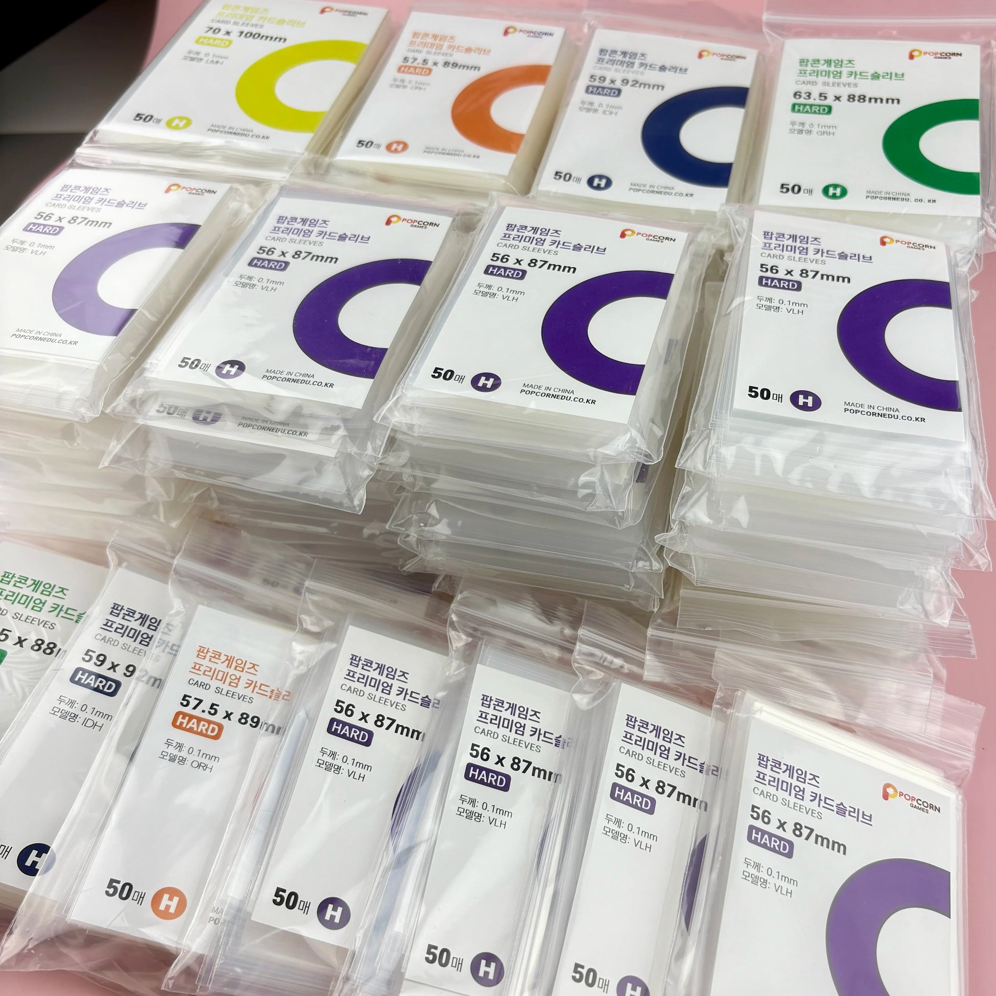50Pcs Korea Card Sleeves HD Clear Kpop Idol Card Protective Sleeve PVC Free