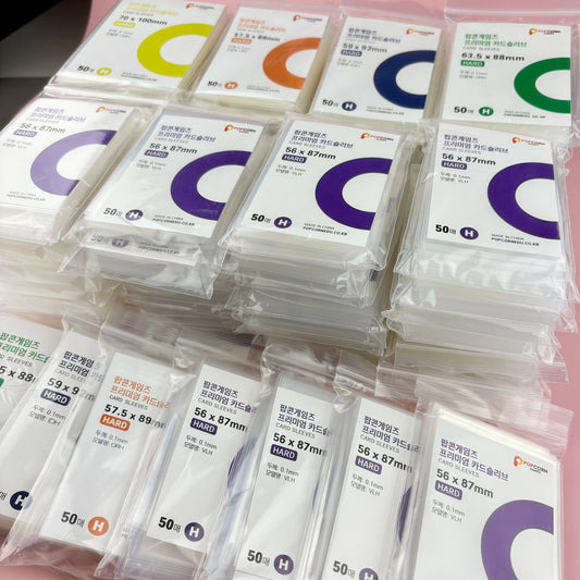 50Pcs Korea Card Sleeves HD Clear Kpop Idol Card Protective Sleeve PVC Free