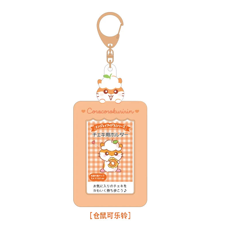 Sanrios PhotoCard Storage Case <3 Card Holder Keychain/Keyring/Bag Charn