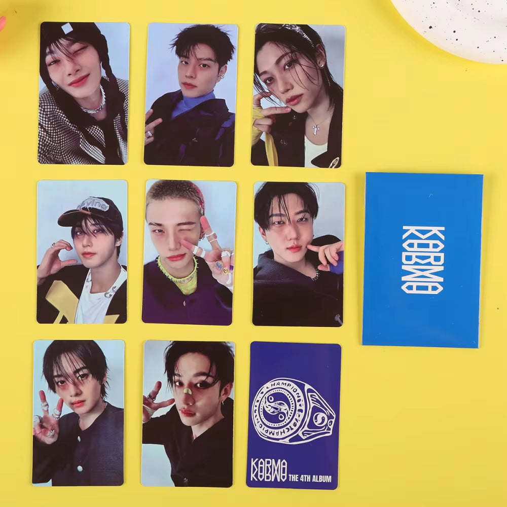 KPOP Idol LOMO Freebies! StrayKids KARMA Lomo Cards Photobook Collection Card Poster Postcard Photos Gift