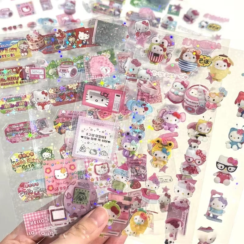Toploader Deco Kit! 5Pcs Sanrio Inspired Sticker Sets