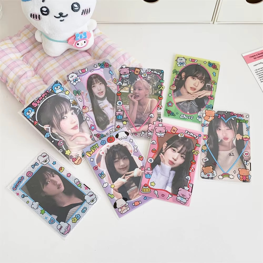 20Pcs Kawaii Animal Frame 3Inch Cards Cover Photo Cards Decoration Package