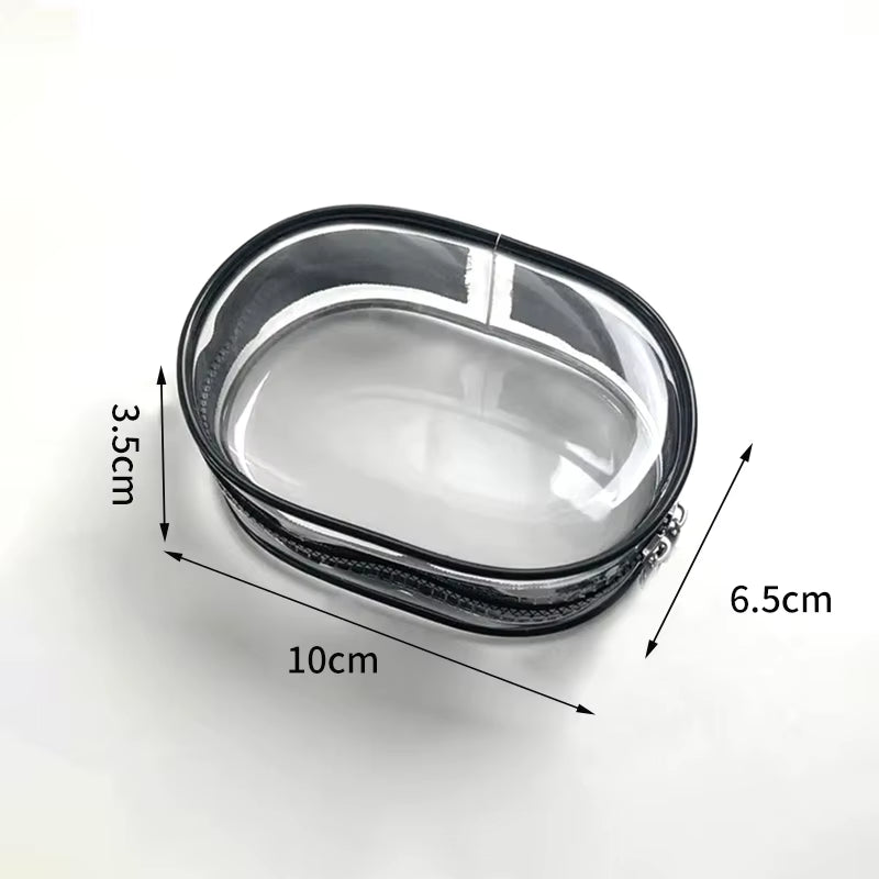 Small Doll Storage Bag Outdoor Doll Bag Waterproof Portable Carrying Case PVC Clear Doll Hanging Display Bag Dust Drying Bag