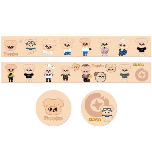 Cartoon Character and Cute Paper Tape Accounting Stickers Decoration Stickers