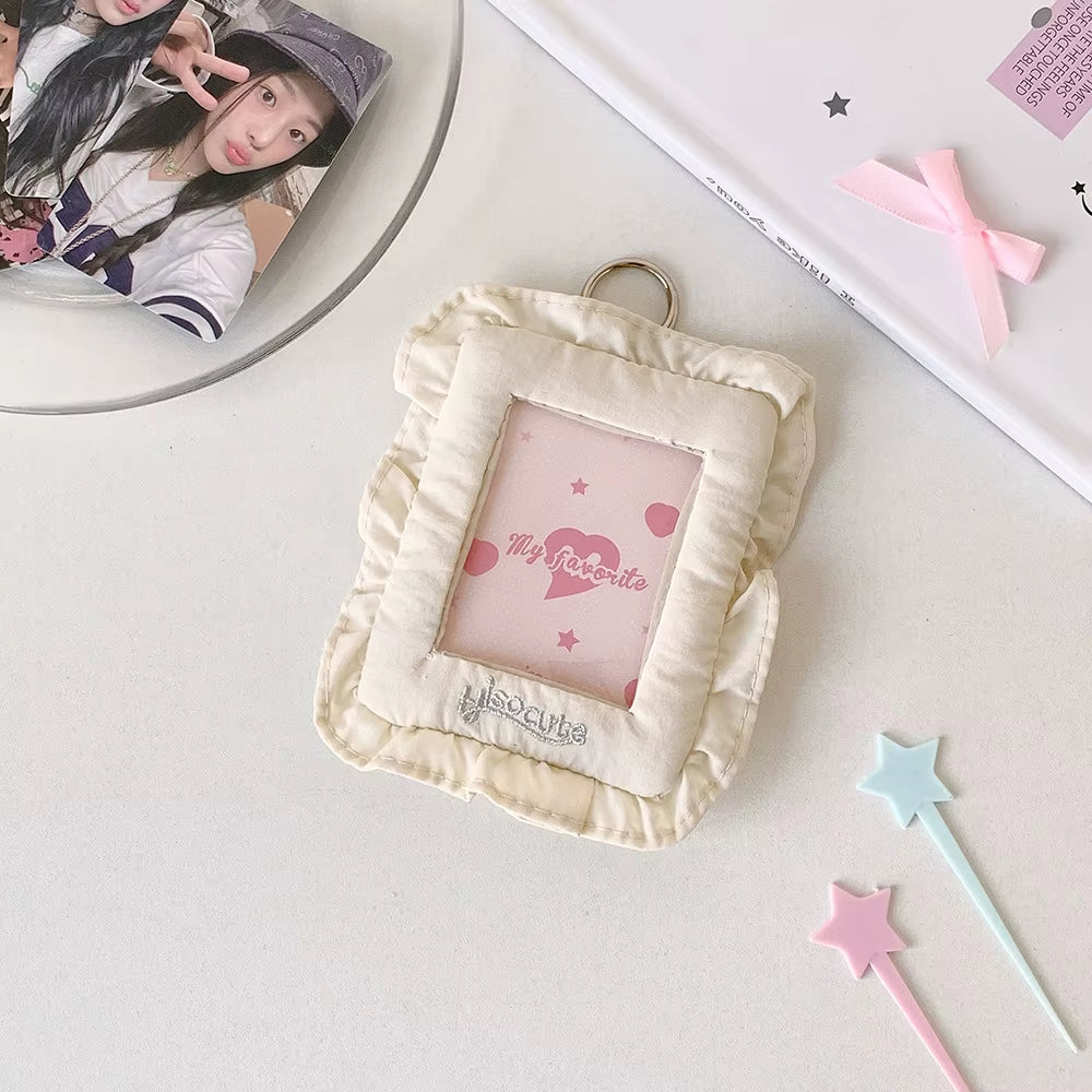 Kpop Photocard Case! Cute 3-Inch Pillow Card Holder 
