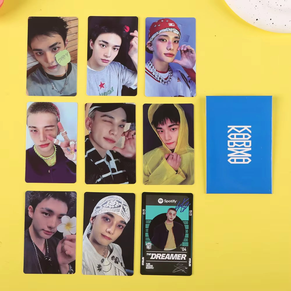 KPOP Idol LOMO Freebies! StrayKids KARMA Lomo Cards Photobook Collection Card Poster Postcard Photos Gift