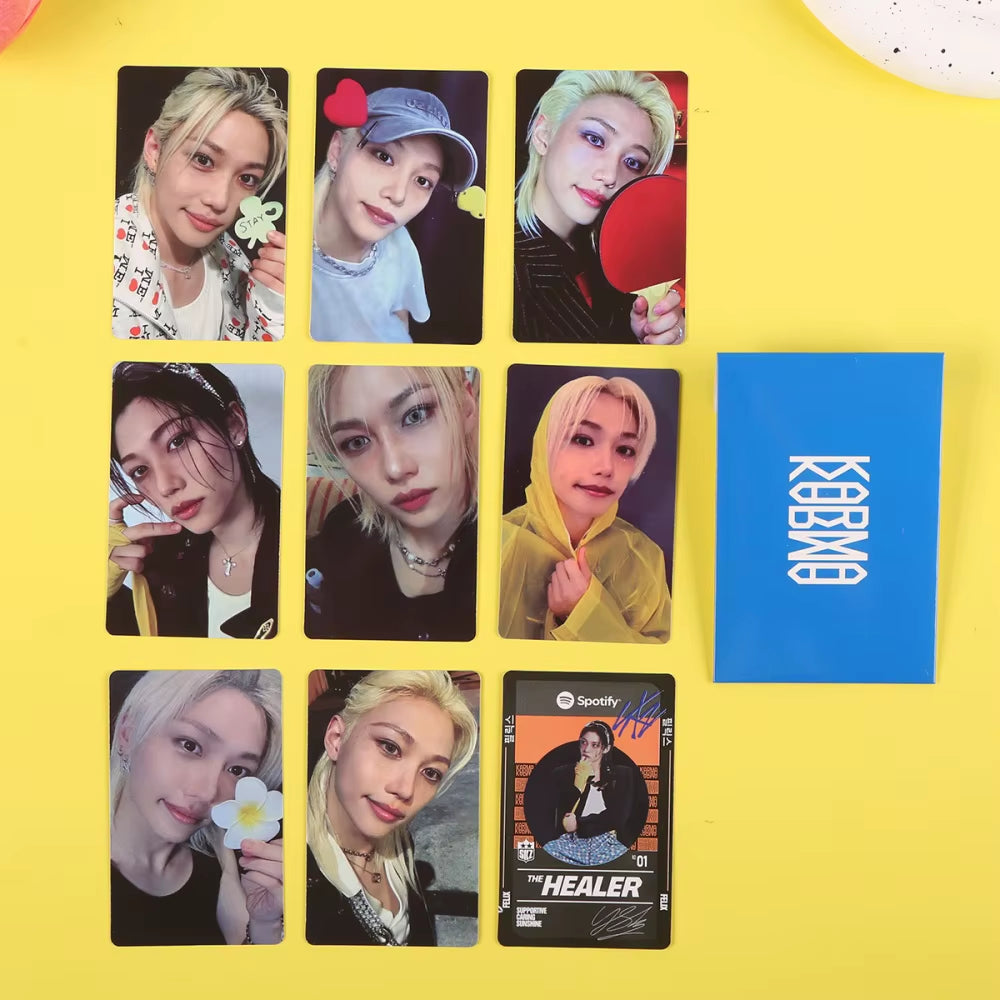 KPOP Idol LOMO Freebies! StrayKids KARMA Lomo Cards Photobook Collection Card Poster Postcard Photos Gift