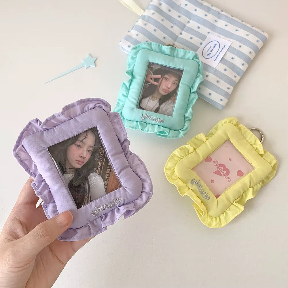 Kpop Photocard Case! Cute 3-Inch Pillow Card Holder 