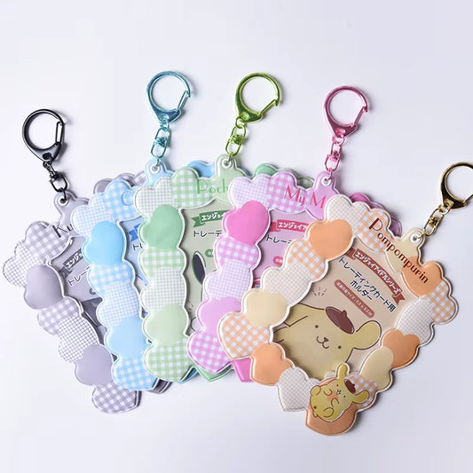 Sanrio Inspired Photocard Holder! Id Card Holder Keychain/keyring bag charm